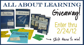 All About Learning Giveaway