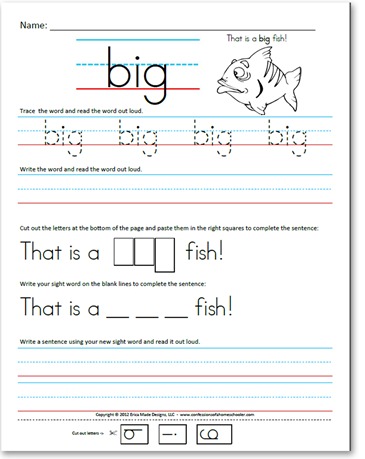 (Pre word Sight a Kindergarten   Primer)   sight pre of activities Confessions Sentences  Word k