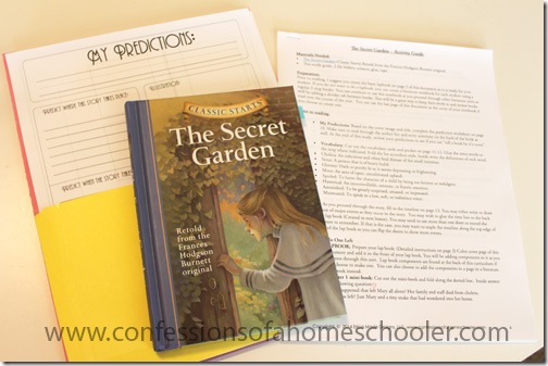 The Secret Garden Lapbook and Unit Study - Confessions of a Homeschooler