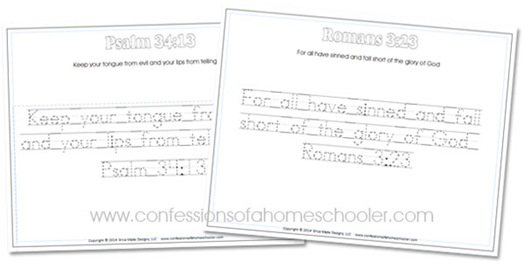 Kindergarten Bible Verse Handwriting Worksheets Confessions Of A kindergarten-bible-verse-handwriting-worksheets-confessions-of-a