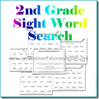 2ndgradesightwordsearch