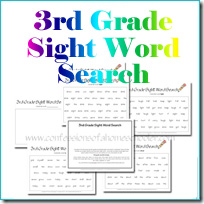 3rdgradesightwordsearch