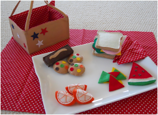 Patriotic Picnic Basket