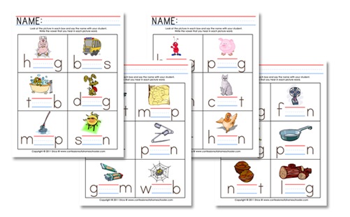 K4 Curriculum: Middle Vowel Sounds