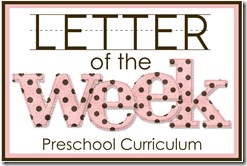 Letter of the Week Giveaway!