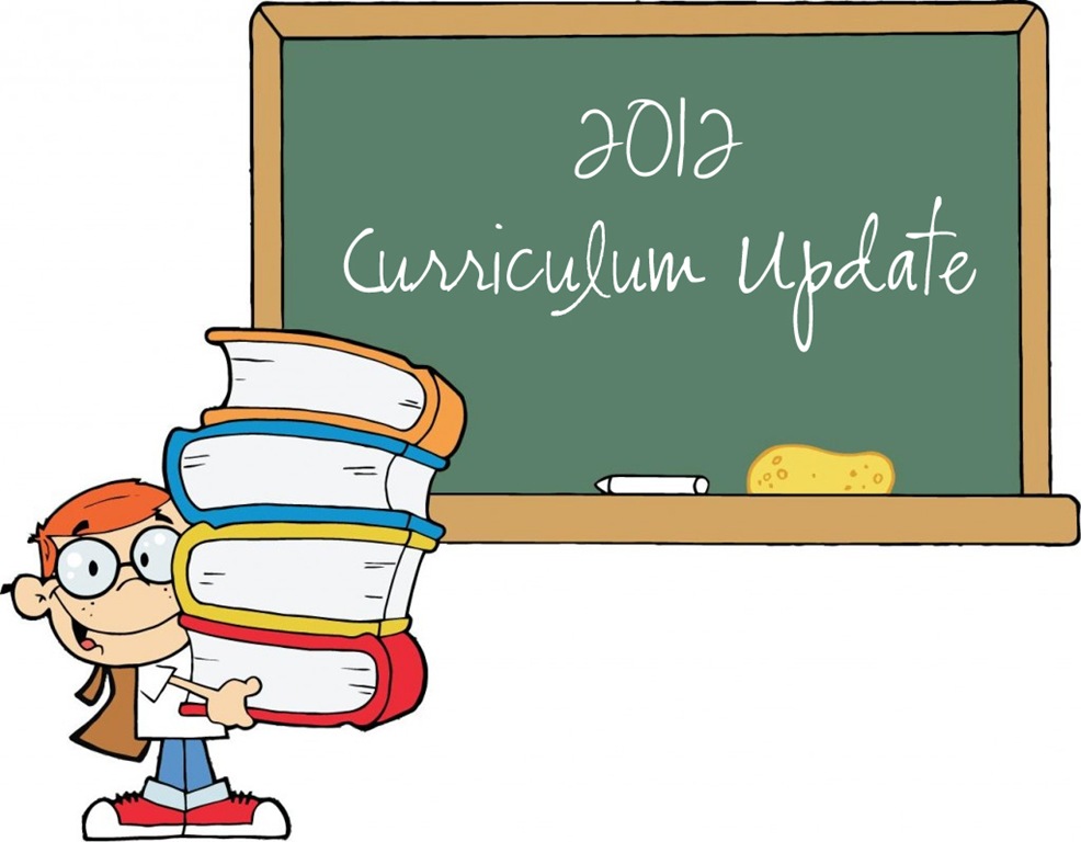 2012 Mid-Year Curriculum Changes