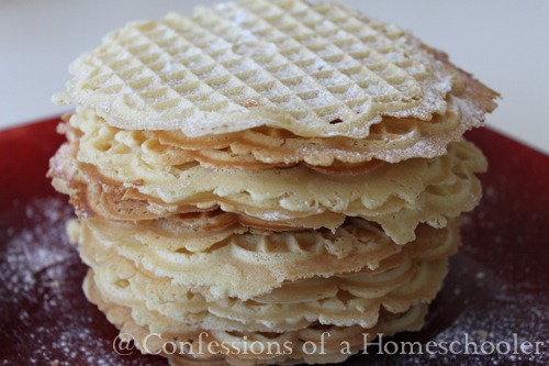 Italian Pizzelle Cookies