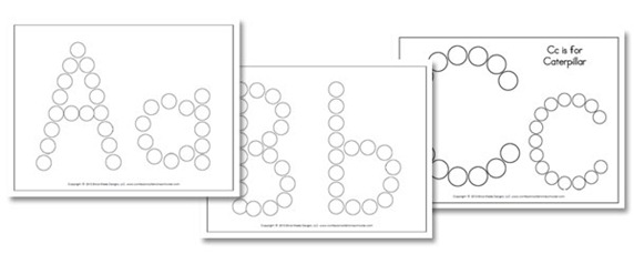 A-Z Do-A-Dot Worksheets