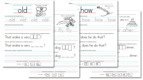 first grade sight word sentences confessions of a homeschooler