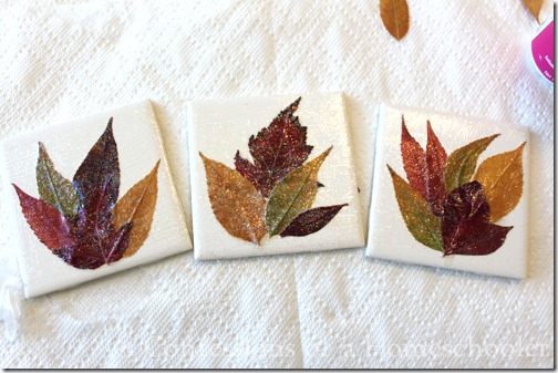 Crafting Autumn Magic- DIY Plaster Leaves Tutorial