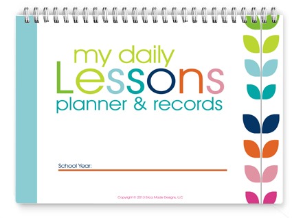 Homeschool Lesson Planner–Colorful