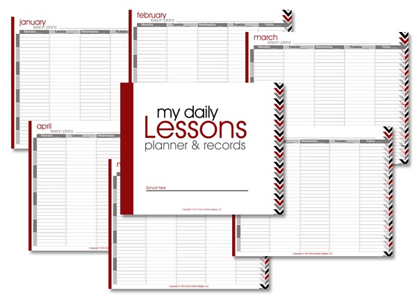 Homeschool Lesson Planner – Arrows