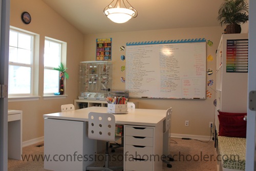 Anatomy of a Homeschooling Room