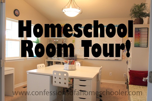 Updated Homeschool Room Tour!