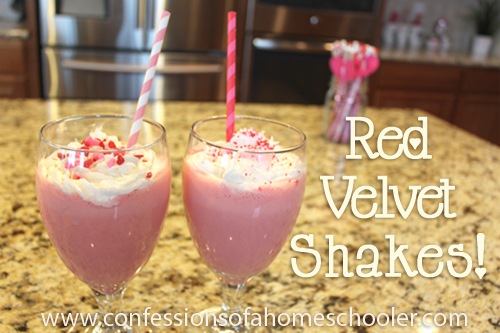 Red Velvet Milk Shakes!