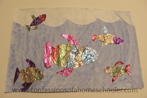 Foil Fish Kids Craft