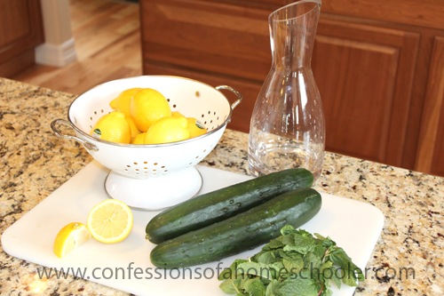 Cucumber, Lemon & Mint H2O Recipe