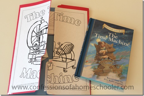 time machine lapbook