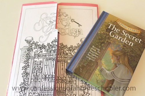 The Secret Garden Lapbook and Unit Study