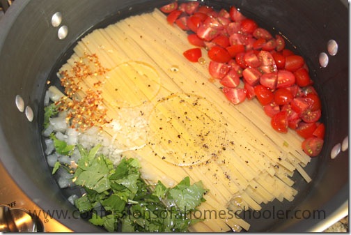 One Pan Pasta Dinner