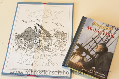 Moby Dick Literature Unit and Lapbook