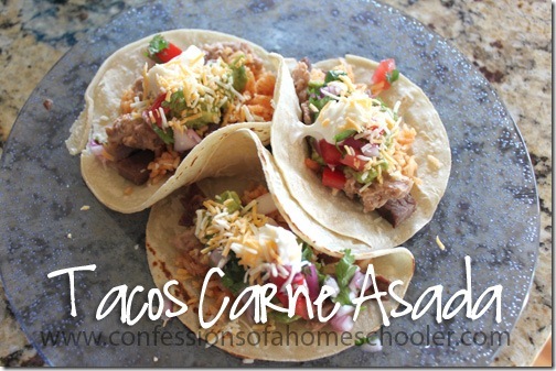 Easy Tacos de Carne Asada