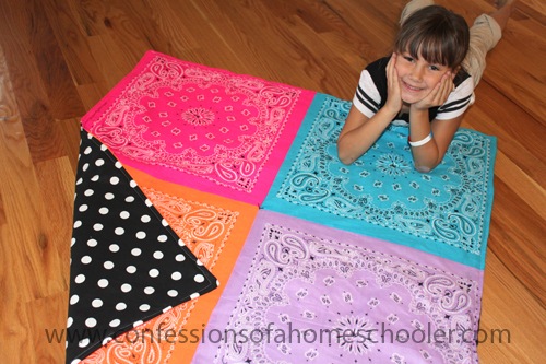 DIY Bandana Quilt Tutorial