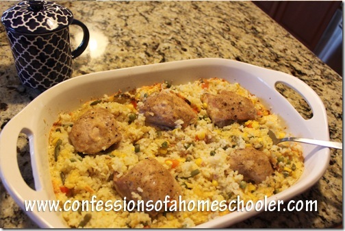 Creamy Chicken & Rice Casserole