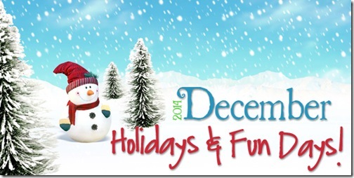 decemberholidaysfundays