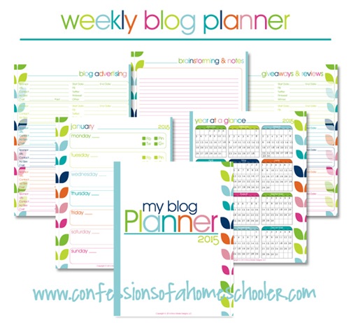 Verstrooien voorspelling Verslaggever 2015 Weekly Blog Planner - FREE! - Confessions of a Homeschooler Verstrooien voorspelling Verslaggever 2015 Weekly Blog Planner - FREE! - Confessions of a Homeschooler