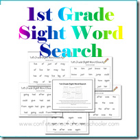 1stgradesightwordsearch