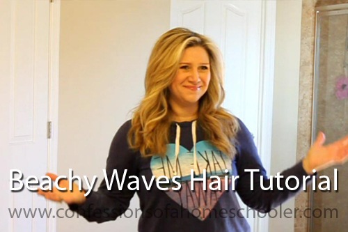 Beachy Waves Hair Tutorial