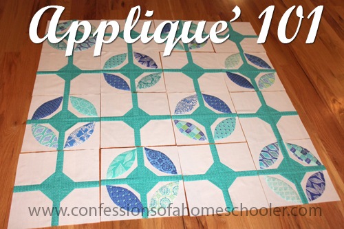 How To Applique’ 101 – WIP Wednesday