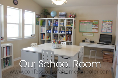 Updated Homeschool Room Tour