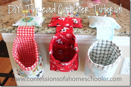 Thread Catcher, Caddy And Pincushion · A Pin Cushions · Sewing on