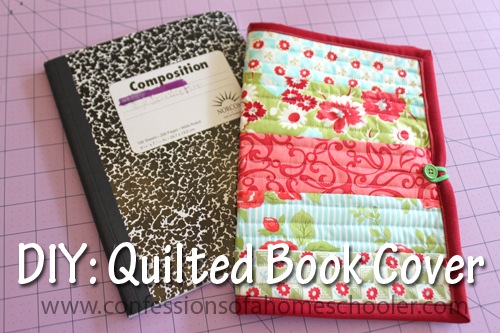 Quilt as You Go Book Cover Tutorial