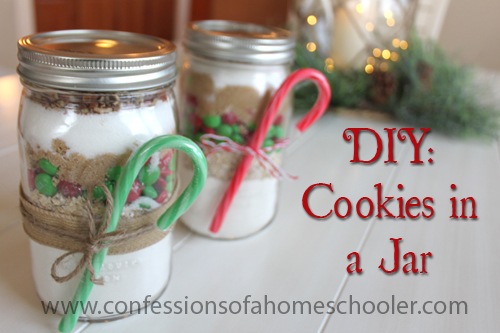 DIY: Cookies in a Jar Gift idea