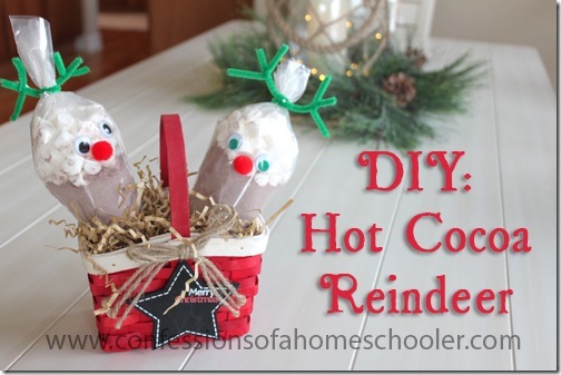 DIY: Hot Cocoa Reindeer Gifts