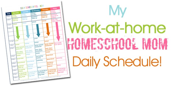 A Homeschooling Mom’s Daily Schedule