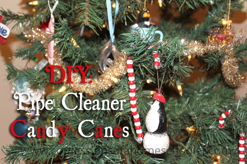 DIY: Pipe Cleaner Candy Canes