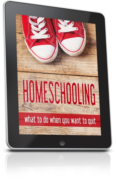 Homeschooling-what to do when you want to quit - Cover Final - ipad