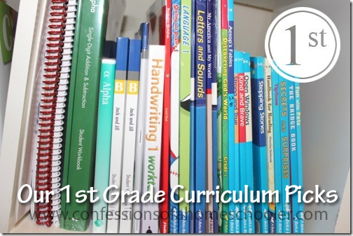 First Grade Homeschool Curriculum Picks