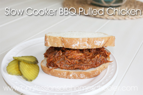 Slow Cooker BBQ Pulled Chicken