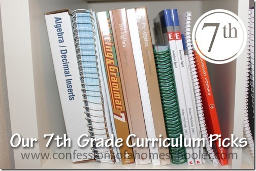 Our Top 7th Grade Homeschool Curriculum Picks