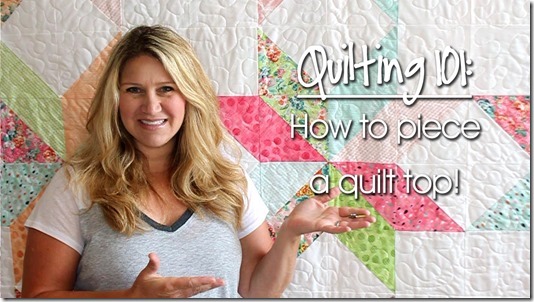 Quilting 101: How To Piece Fabric