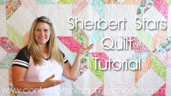 Sherbet Stars Quilt Tutorial