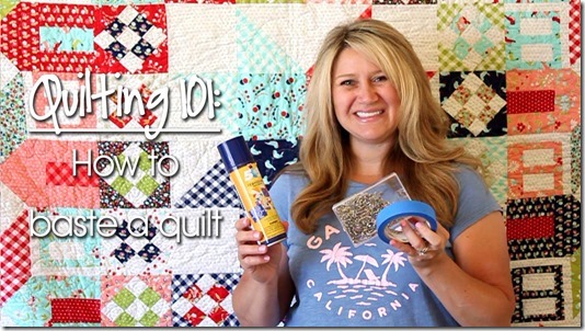 Quilting 101: How to Prepare Backing and Baste a Quilt