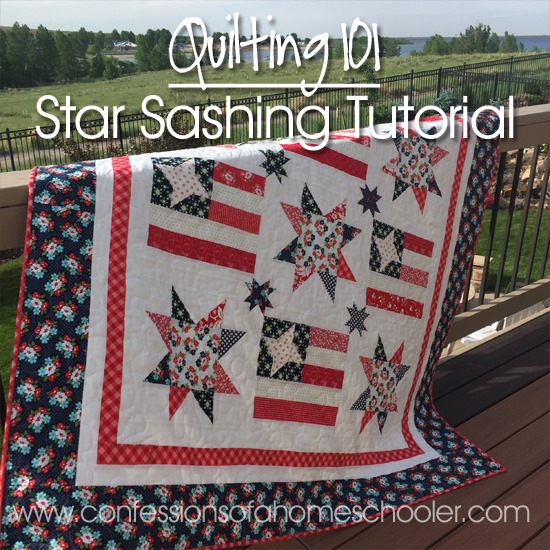 Quilting 101: Star Sashing Tutorial