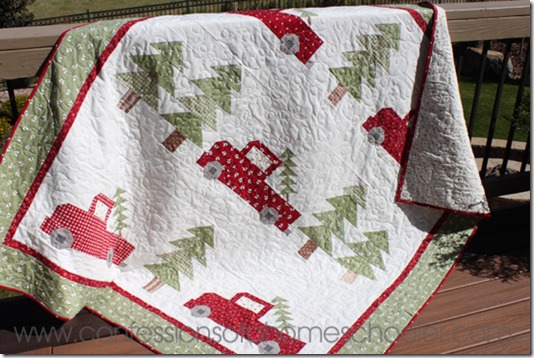 Vintage Christmas Quilt Pattern - Confessions of a Homeschooler