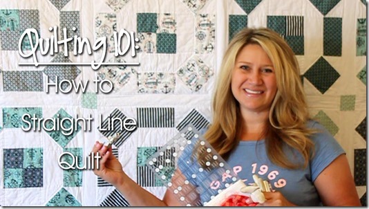 Quilting 101: How to Straight Line Quilt